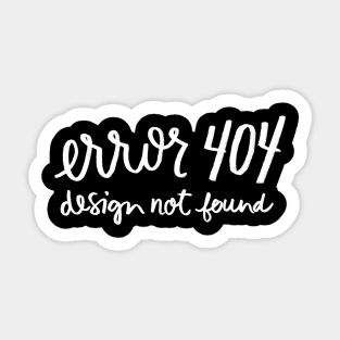 Error 404 Sticker